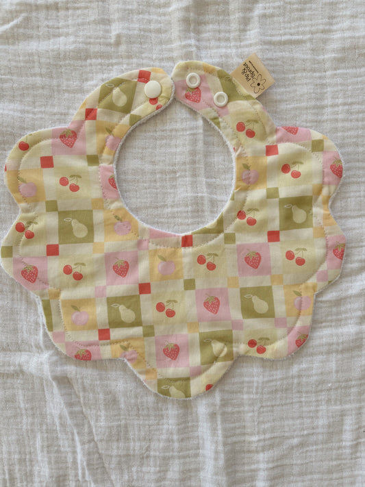 LIMITED EDITION 3 Layer Flower Bib - Summer Fruits