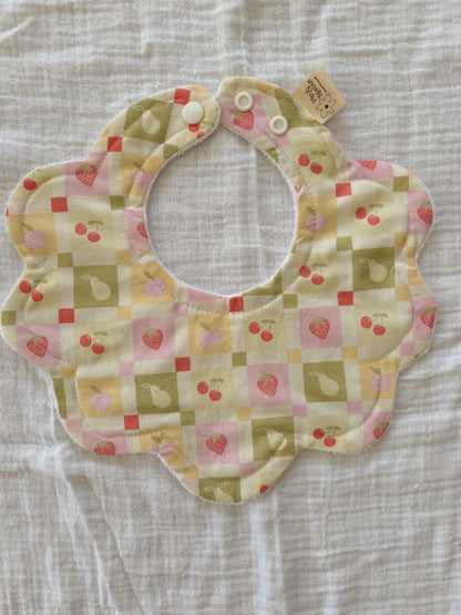 LIMITED EDITION 3 Layer Flower Bib - Summer Fruits